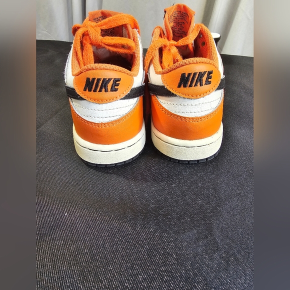 Nike Dunk Low (GS) Phantom Black Safety Orange "Halloween" Kid’s Size 1y - Picture 5 of 8